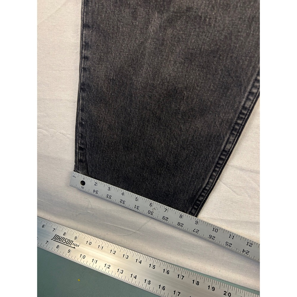 Abercrombie & Fitch The 90s Straight Ultra High Rise Jeans Black 36 22R - Picture 2 of 10